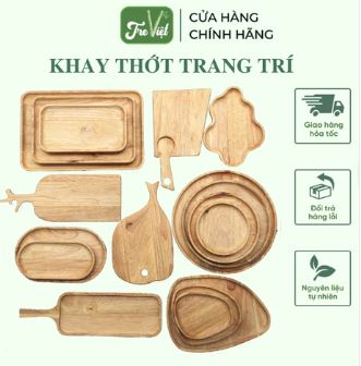 Khay thớt gỗ trang trí - Tre Việt - Công Ty TNHH Sản Xuất Thương Mại Xuất Nhập Khẩu Khai Nguyên